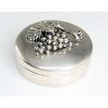 cutiuta argint  " pill box " atelier Italian 